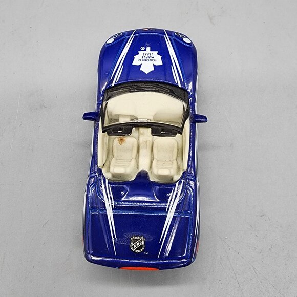 Toronto Maple Leafs NHL Corvette Diecast Car 2005 1:32 Blue Collectible - Picture 7 of 8
